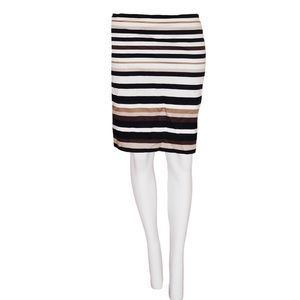 White House/Black Marked Striped Skirt